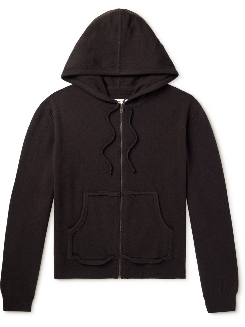 Maison Margiela - Wool and Cashmere-Blend Zip-Up Hoodie - Men - Brown - M von Maison Margiela