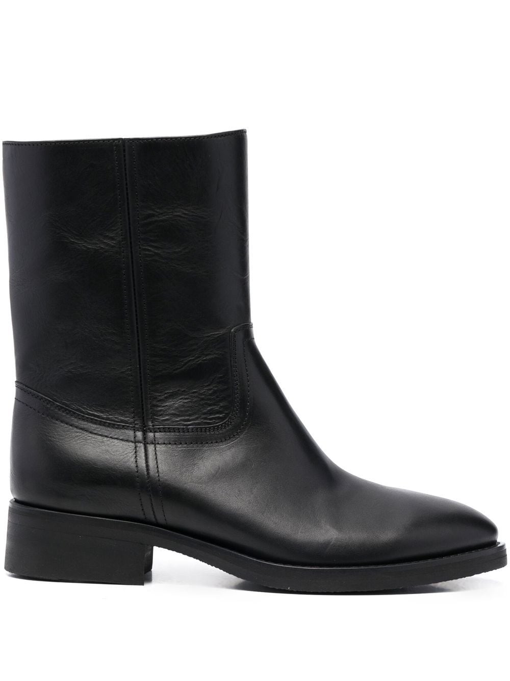 Maison Margiela Stiefel mit mandelförmiger Kappe - Schwarz von Maison Margiela