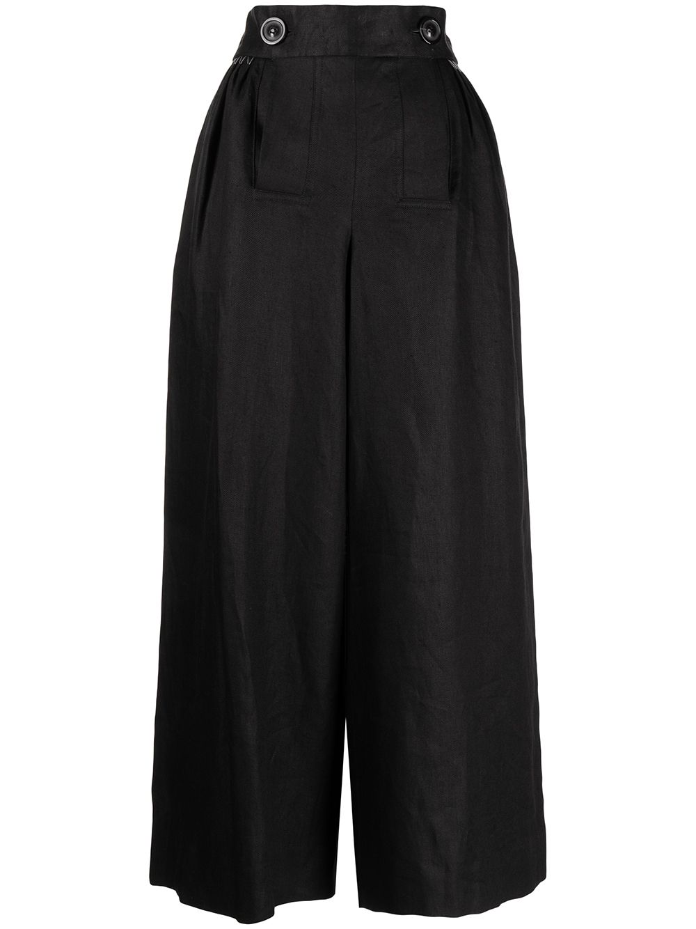 Maison Margiela Hose mit Knöpfen - Schwarz von Maison Margiela