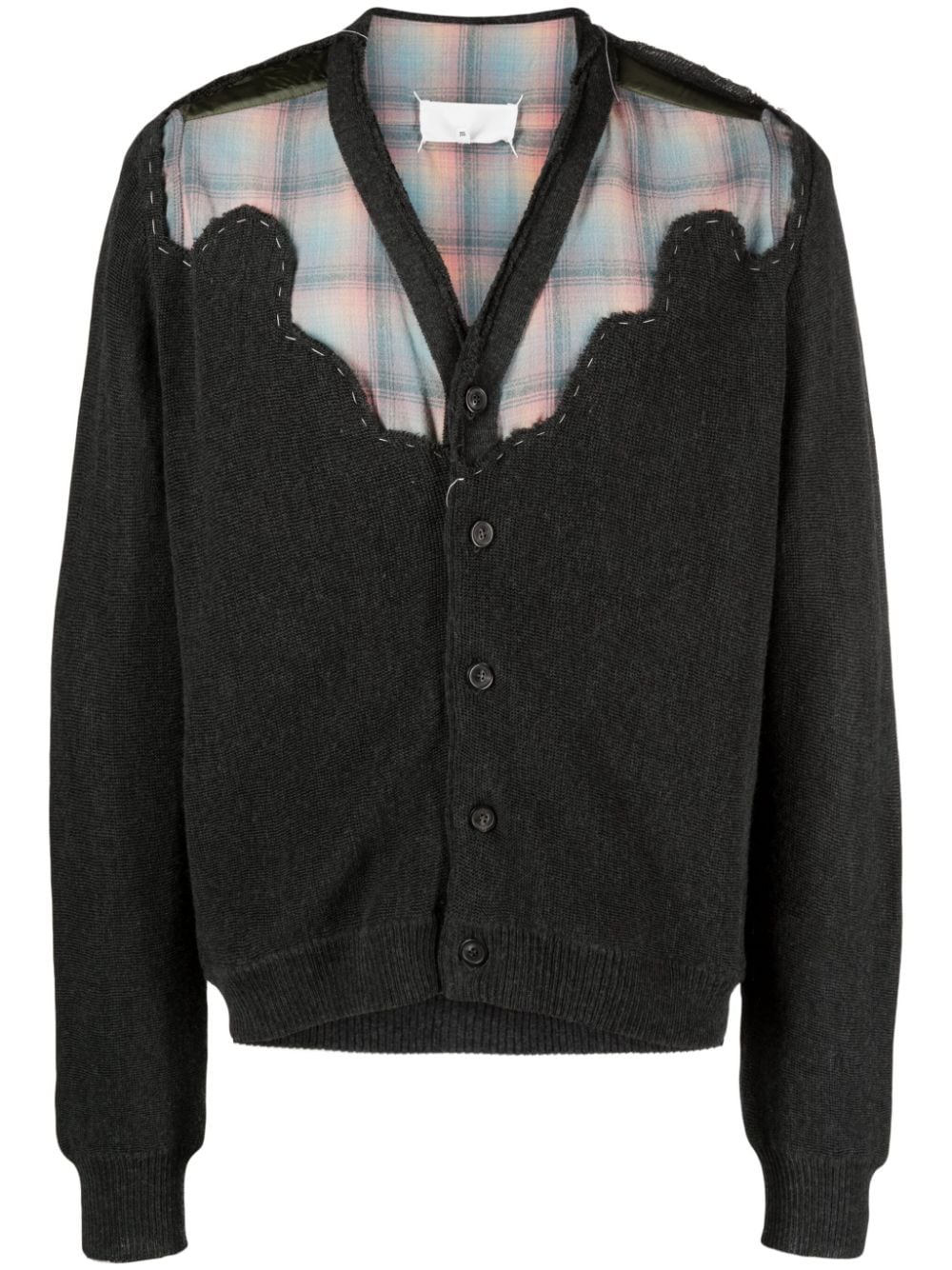 Maison Margiela x Pendleton karierter Wollcardigan - Grün von Maison Margiela