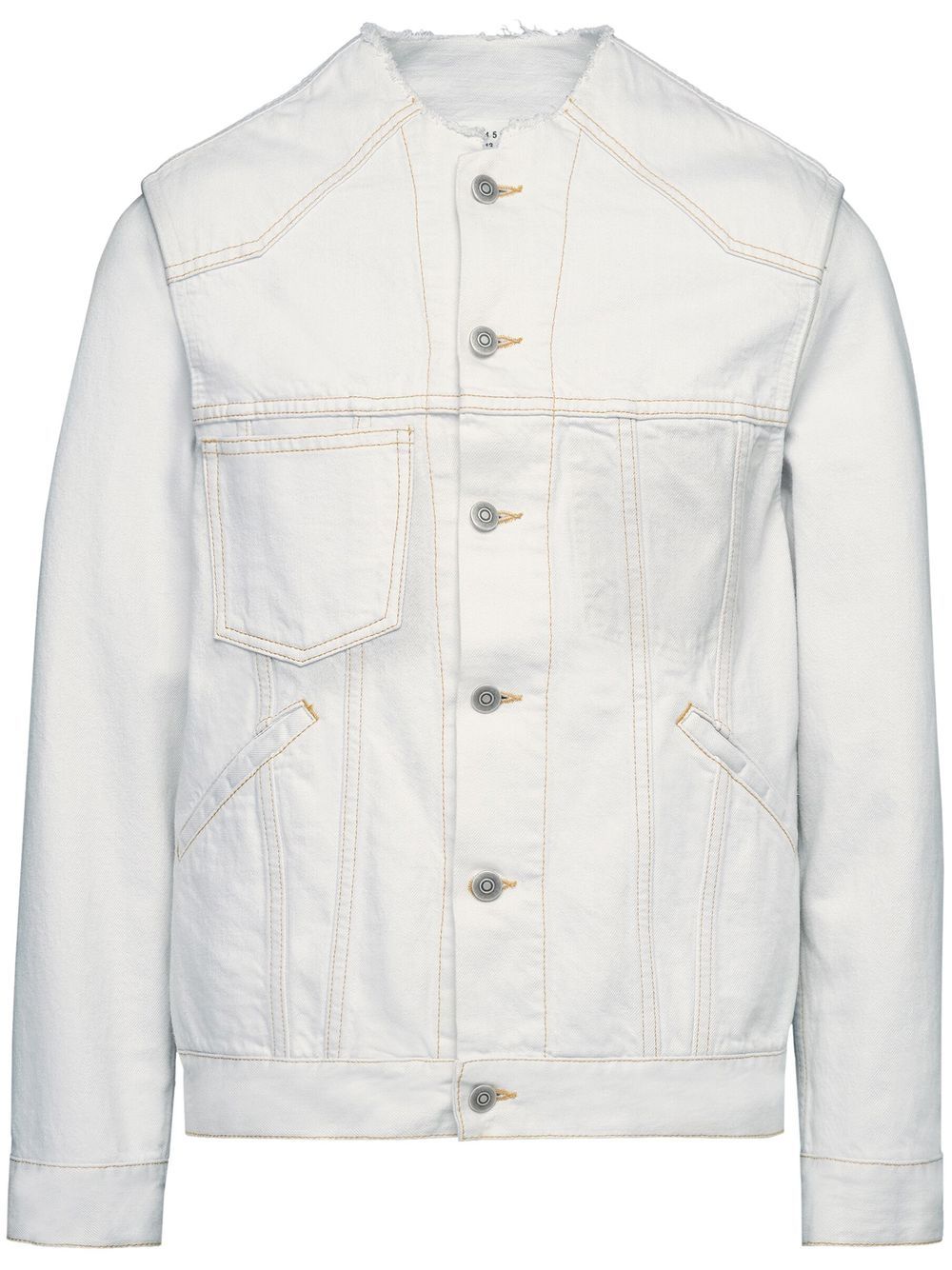 Maison Margiela Selvedge Jeansjacke - Nude von Maison Margiela