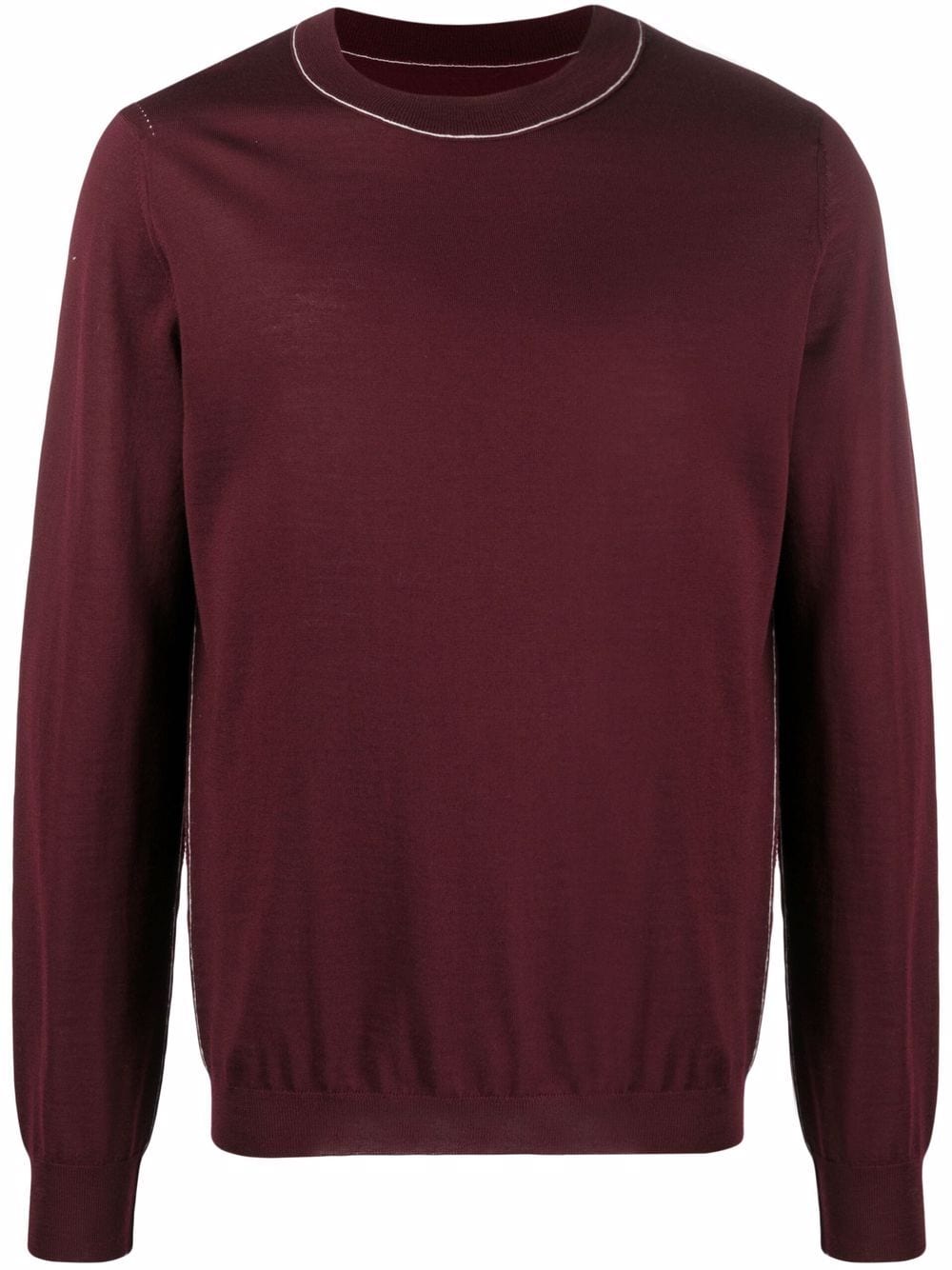 Maison Margiela Pullover mit Kontrastdetails - Rot von Maison Margiela