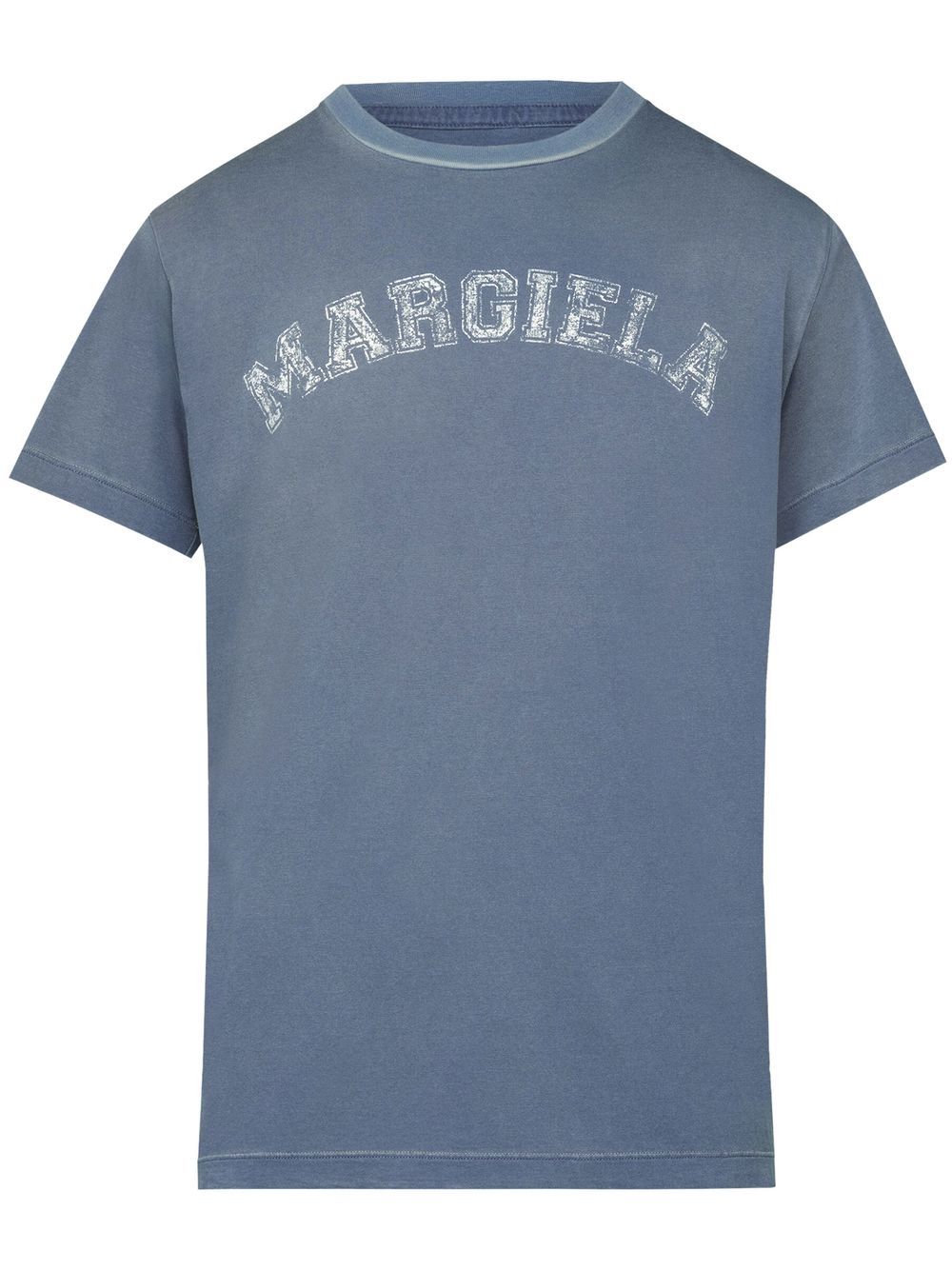 Maison Margiela T-Shirt mit Logo-Print - Blau von Maison Margiela