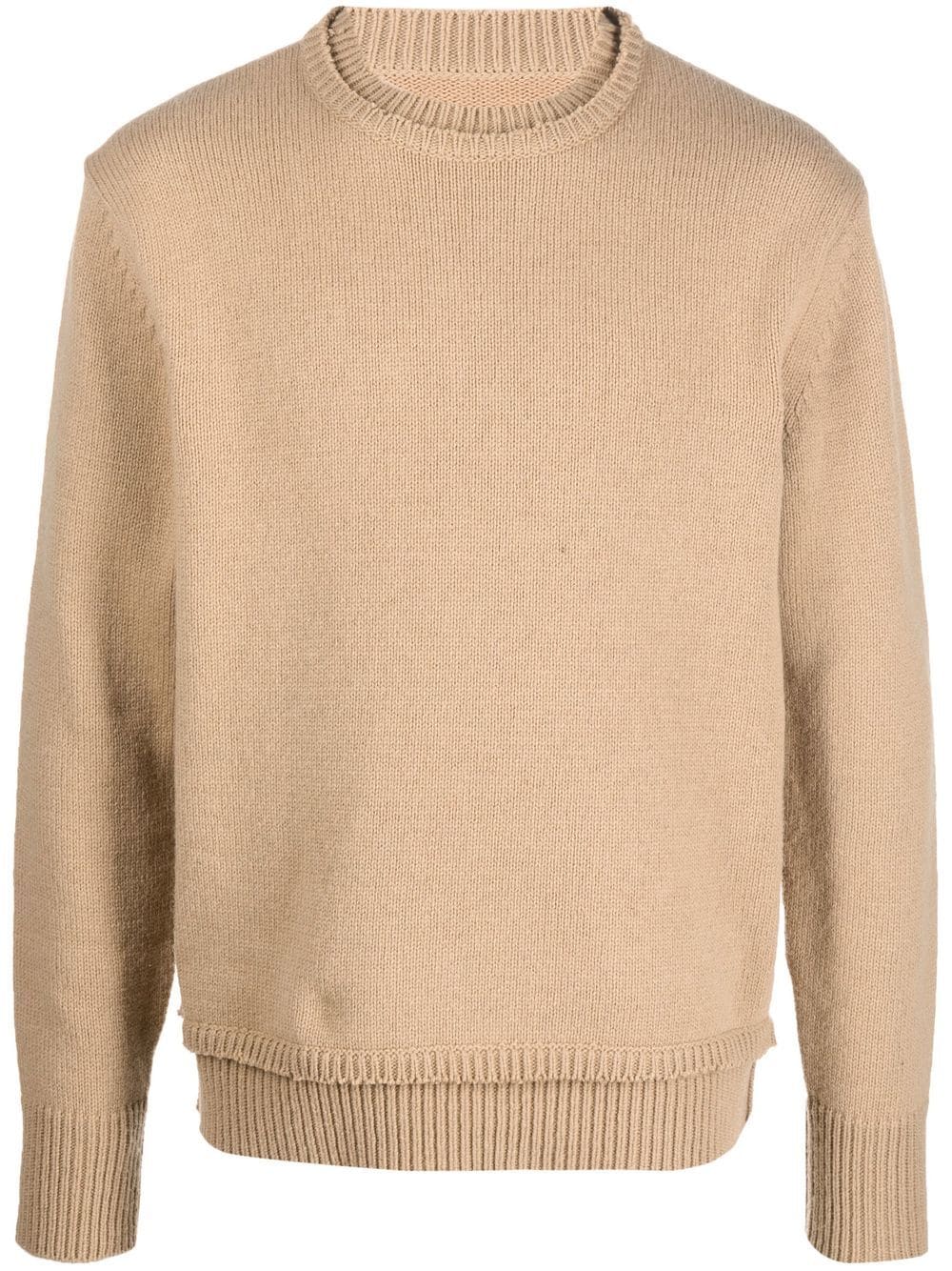 Maison Margiela Pullover mit Ellenbogen-Patches - Nude von Maison Margiela