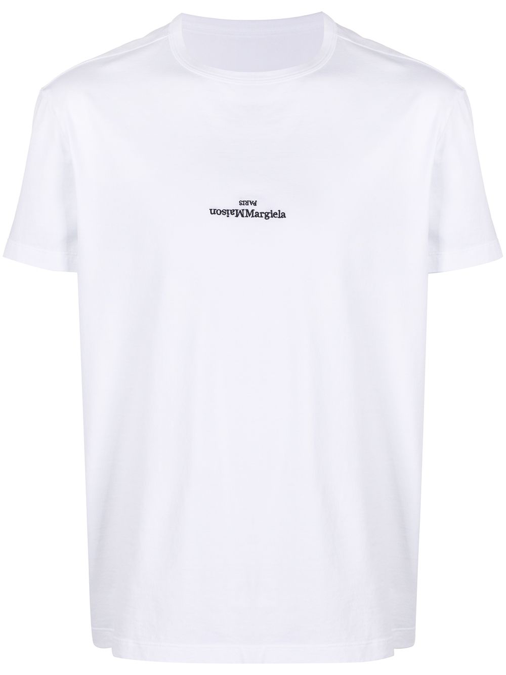 Maison Margiela T-Shirt mit Logo-Print - Weiß von Maison Margiela