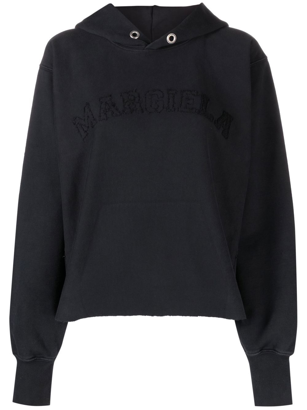 Maison Margiela Hoodie mit Logo-Stickerei - Grau von Maison Margiela