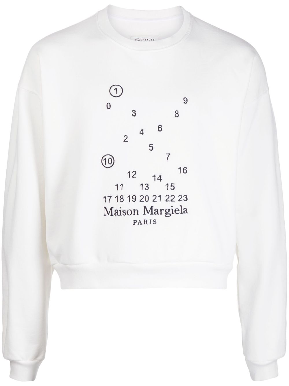Maison Margiela Sweatshirt mit grafischem Print - Weiß von Maison Margiela