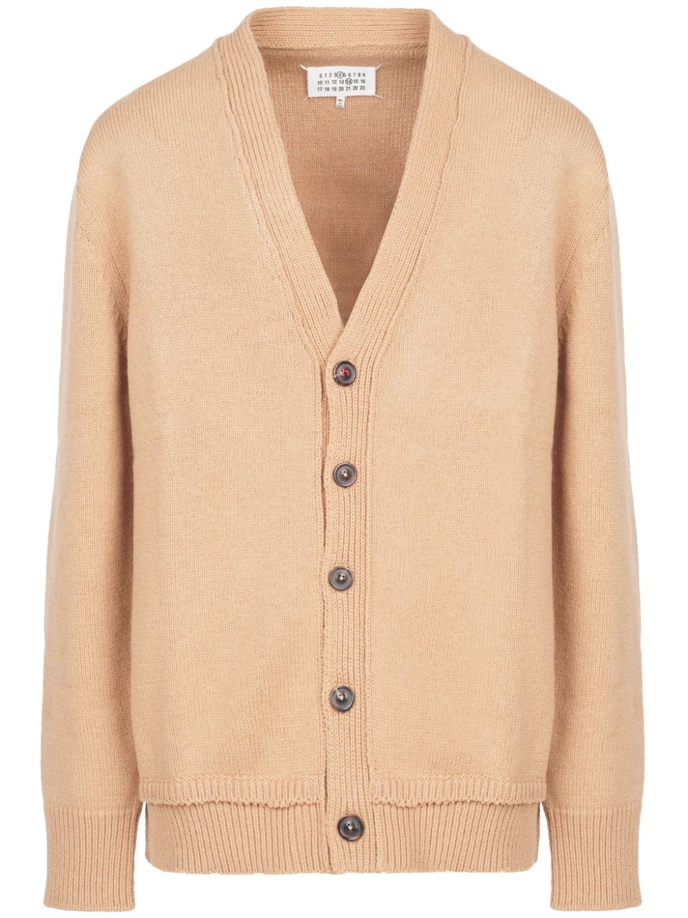 Maison Margiela Cardigan mit Ellenbogen-Patches - Nude von Maison Margiela