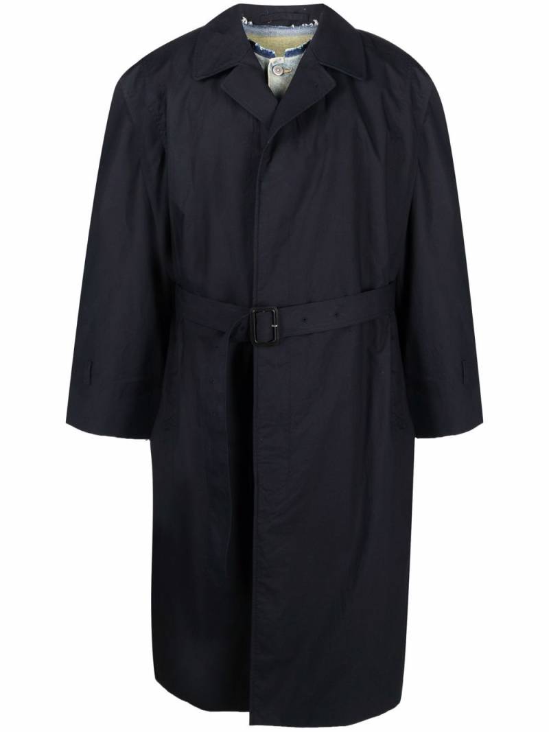 Maison Margiela Trenchcoat im Layering-Look - Blau von Maison Margiela