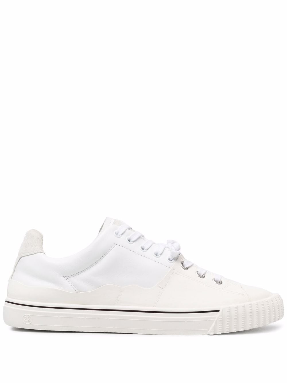 Maison Margiela Sneakers mit Logo-Applikation - Weiß von Maison Margiela