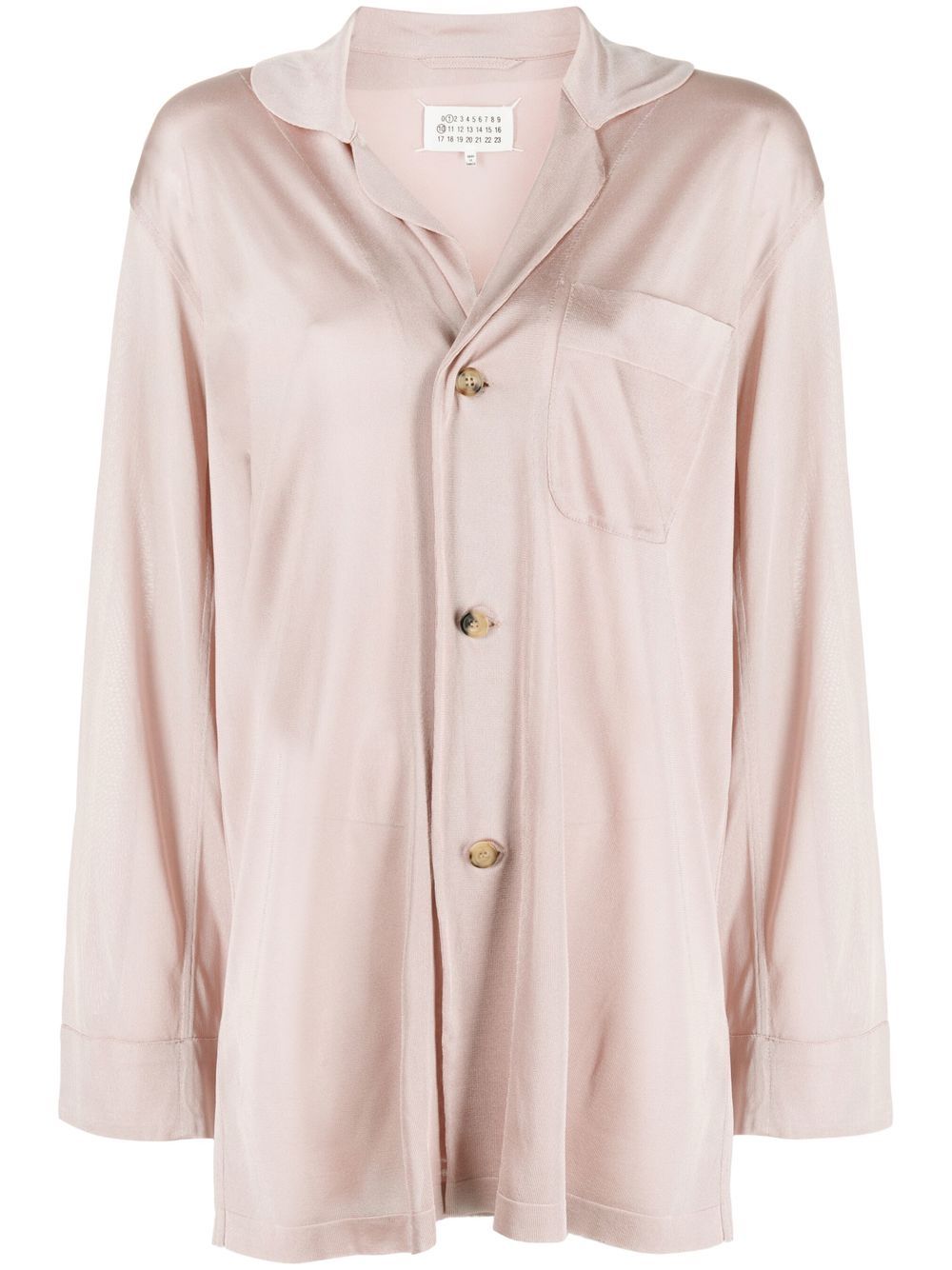 Maison Margiela Bluse im Oversized-Look - Rosa von Maison Margiela