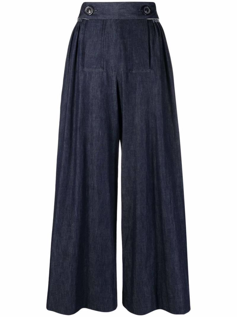 Maison Margiela Jeans mit weitem Bein - Blau von Maison Margiela