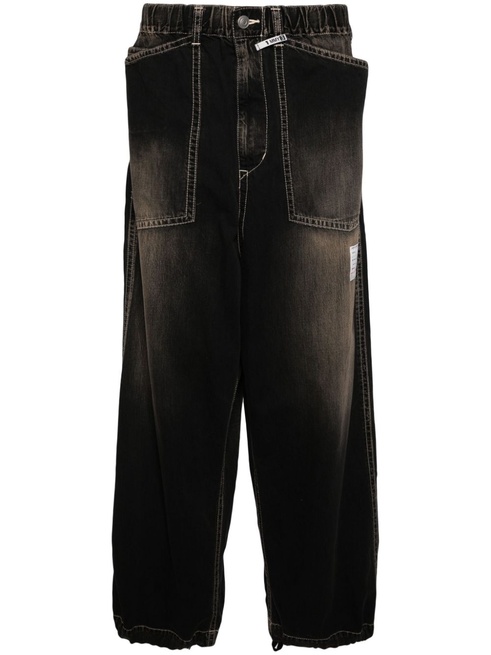 Maison Mihara Yasuhiro Baker-Hose aus Denim - Schwarz von Maison Mihara Yasuhiro