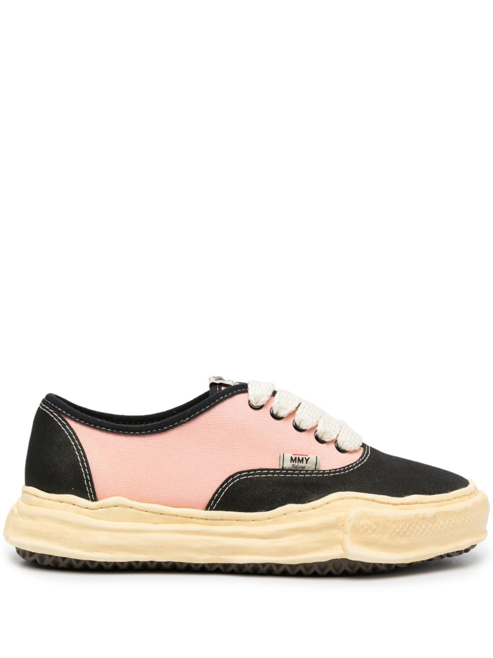 Maison Mihara Yasuhiro Chunky Baker Sneakers mit Webmuster - Schwarz von Maison Mihara Yasuhiro