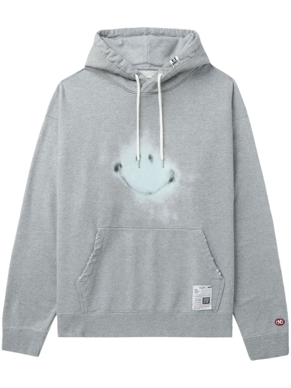 Maison Mihara Yasuhiro Hoodie mit grafischem Print - Grau von Maison Mihara Yasuhiro