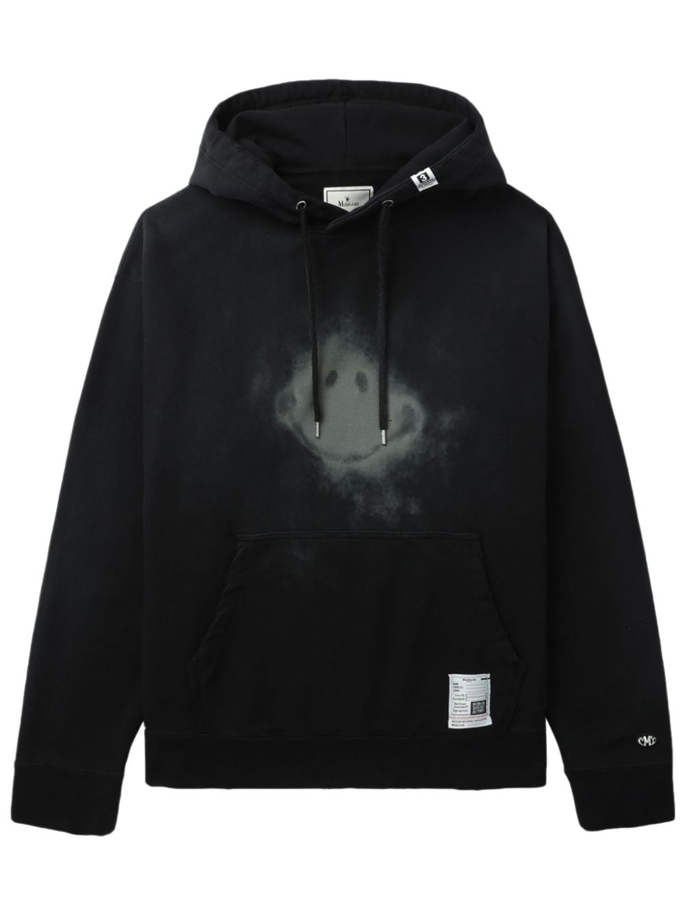 Maison Mihara Yasuhiro Hoodie mit grafischem Print - Schwarz von Maison Mihara Yasuhiro