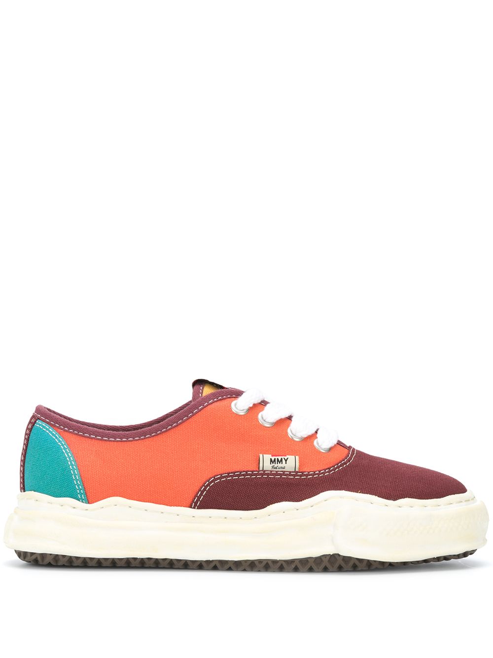 Maison Mihara Yasuhiro Sneakers in Colour-Block-Optik - Orange von Maison Mihara Yasuhiro