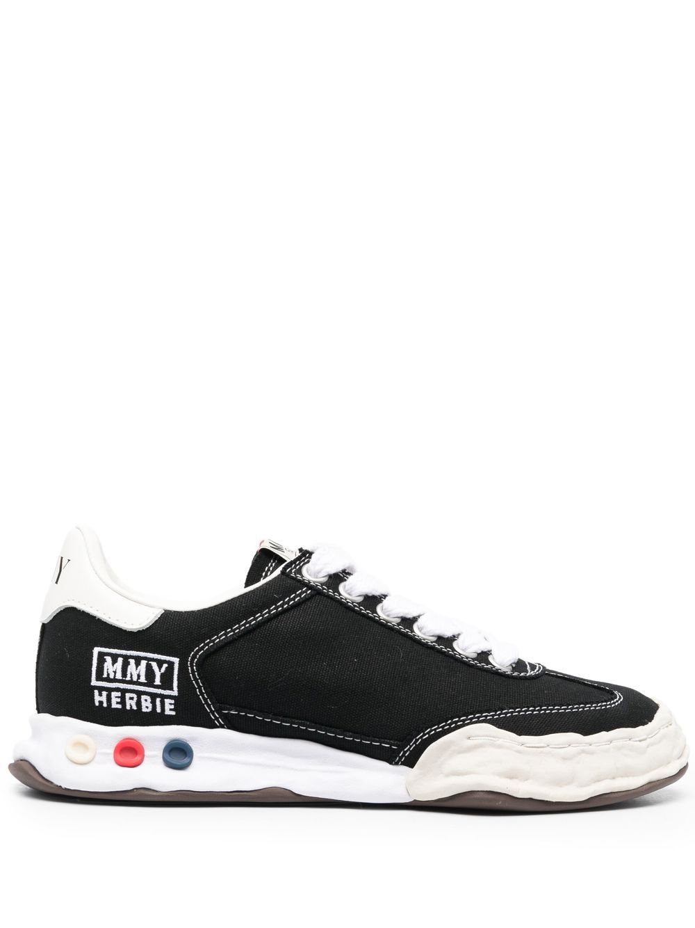 Maison Mihara Yasuhiro Sneakers mit Logo-Print - Schwarz von Maison Mihara Yasuhiro