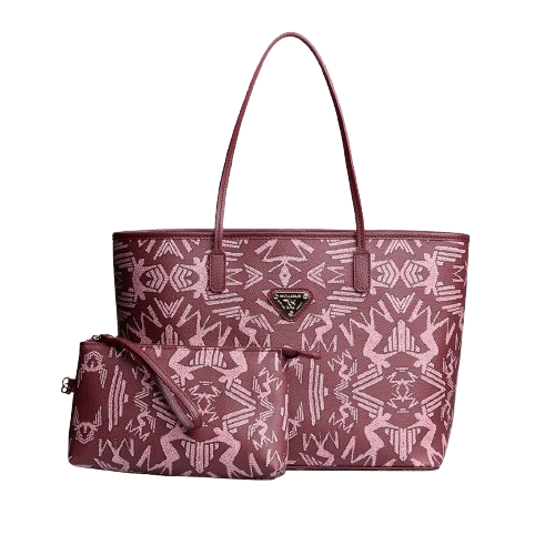 Maison Mollerus - Maison Mollerus Canvas Maze Antique Rot Cityshopper, Bern Gold von Maison Mollerus