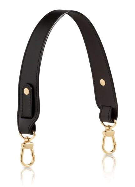 Maison Mollerus - Maison Mollerus Schulterriemen Goofy, Black / Gold von Maison Mollerus