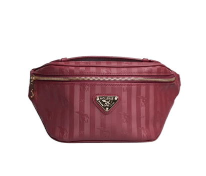 Maison Mollerus - Maison Mollerus Vinerus Antique Rot Gürteltasche / Bauchtasche Brienz, Gold von Maison Mollerus