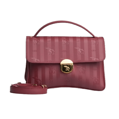 Maison Mollerus - Maison Mollerus Vinerus Antique Rot Umhängetasche Signau, Gold von Maison Mollerus