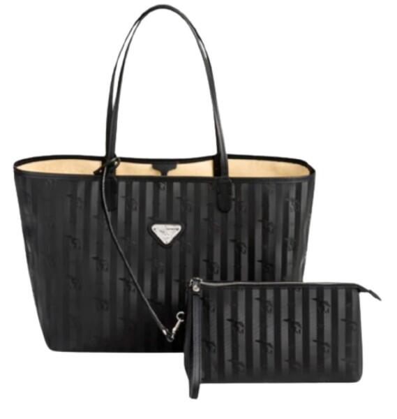 Maison Mollerus - Maison Mollerus Vinerus Black Cityshopper Medium, Bern Silber von Maison Mollerus