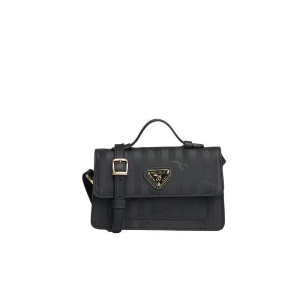 Maison Mollerus - Maison Mollerus Vinerus Black Egg, Umhängetasche klein Gold von Maison Mollerus