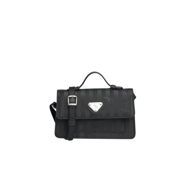 Maison Mollerus - Maison Mollerus Vinerus Black Egg, Umhängetasche klein Silber von Maison Mollerus