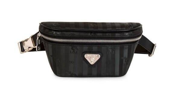 Maison Mollerus - Maison Mollerus Vinerus Black Gürteltasche, Grindelwald silber von Maison Mollerus