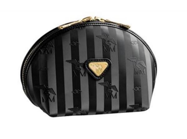 Maison Mollerus - Maison Mollerus Vinerus Black Kosmetiktasche, Gäbris Gold von Maison Mollerus