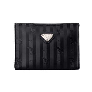 Maison Mollerus - Maison Mollerus Vinerus Black Kosmetiktasche / Clutch, Basodino Gold von Maison Mollerus