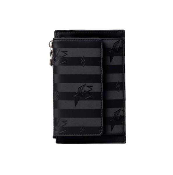 Maison Mollerus - Maison Mollerus Vinerus Black Kreditkartenetui / Mini Geldbörse, Buin Gold von Maison Mollerus