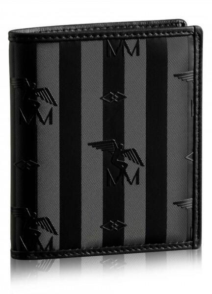 Maison Mollerus - Maison Mollerus Vinerus Black Portemonnaie, Beverin gold von Maison Mollerus