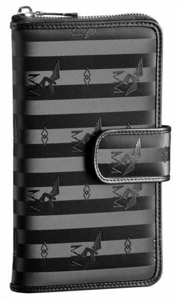 Maison Mollerus - Maison Mollerus Vinerus Black Portemonnaie Matterhorn Silber von Maison Mollerus