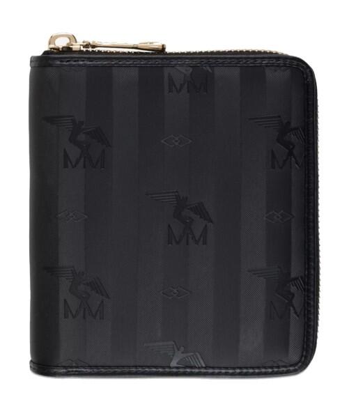 Maison Mollerus - Maison Mollerus Vinerus Black Portemonnaie Niederhorn Gold von Maison Mollerus