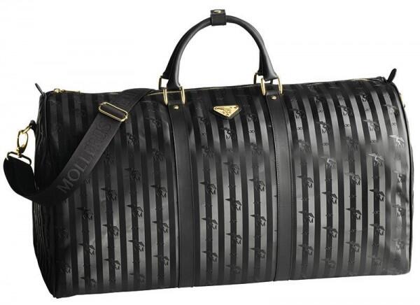 Maison Mollerus - Maison Mollerus Vinerus Black Reisetasche, Flüela gold von Maison Mollerus