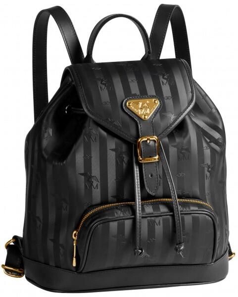 Maison Mollerus - Maison Mollerus Vinerus Black Rucksack, Brugg Gold von Maison Mollerus