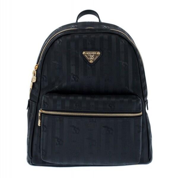 Maison Mollerus - Maison Mollerus Vinerus Black Rucksack, Glarus Gold von Maison Mollerus