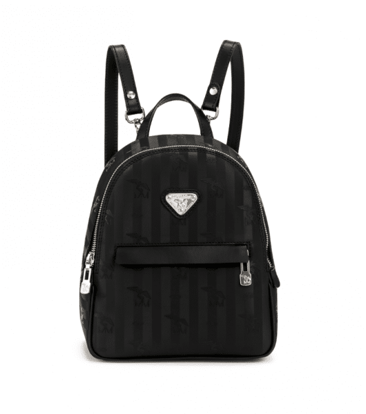 Maison Mollerus - Maison Mollerus Vinerus Black Rucksack Mollis Silber von Maison Mollerus