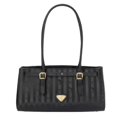 Maison Mollerus - Maison Mollerus Vinerus Black Schultertasche / Handtasche Rue, Gold von Maison Mollerus