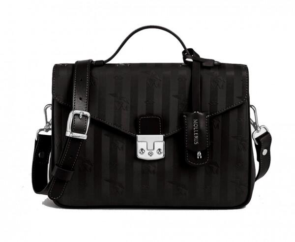 Maison Mollerus - Maison Mollerus Vinerus Black Umhängetasche, Marly Silber von Maison Mollerus