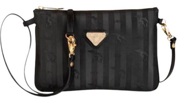 Maison Mollerus - Maison Mollerus Vinerus Black Umhängetasche / Clutch, Tamins Gold von Maison Mollerus