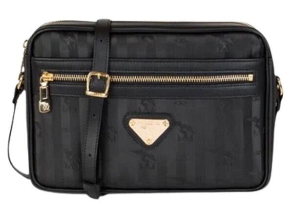 Maison Mollerus - Maison Mollerus Vinerus Black Umhängetasche London gold von Maison Mollerus