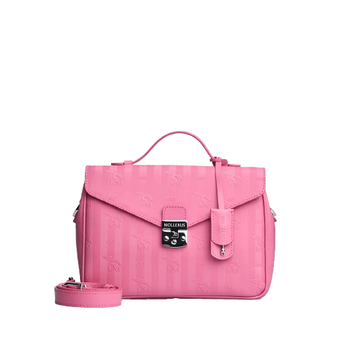 Maison Mollerus - Maison Mollerus Vinerus Bubble Pink Umhängetasche, Marly Silber von Maison Mollerus