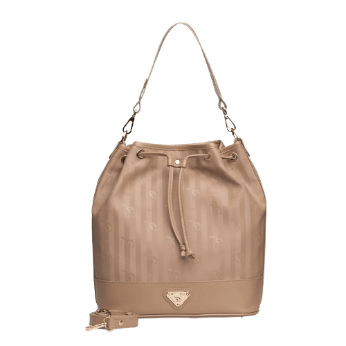 Maison Mollerus - Maison Mollerus Vinerus Cappuccino Beige Matchsack, Niesen Gold von Maison Mollerus