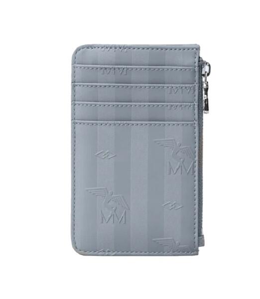 Maison Mollerus - Maison Mollerus Vinerus Elephant Kreditkartenetui / Mini Geldbörse, GY Silber von Maison Mollerus