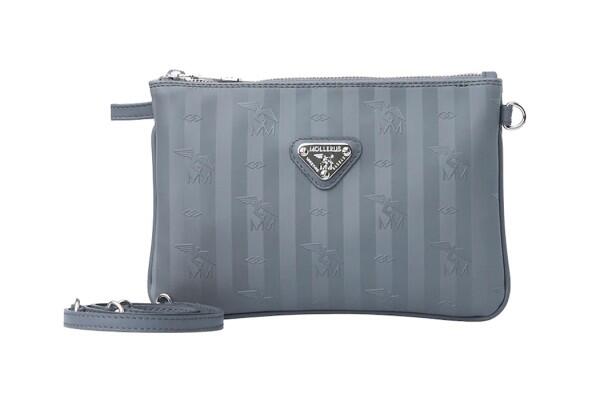Maison Mollerus - Maison Mollerus Vinerus Elephant Umhängetasche / Clutch, Tamins Silber von Maison Mollerus