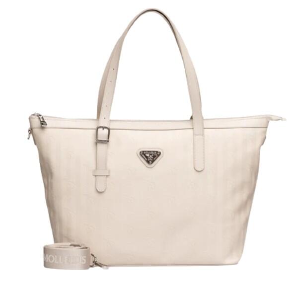 Maison Mollerus - Maison Mollerus Vinerus Pearl Business Bag, Giswil Silber von Maison Mollerus