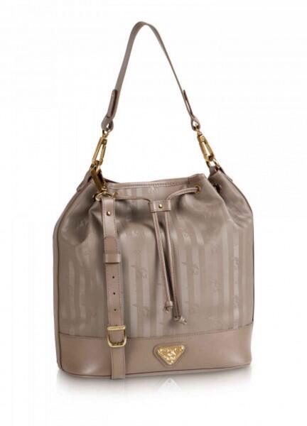 Maison Mollerus - Maison Mollerus Vinerus Taupe Matchsack, Niesen Gold von Maison Mollerus